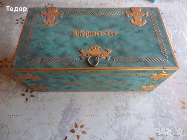 Невероятно ламаринено ковчеже сандъче кутия , снимка 7 - Антикварни и старинни предмети - 45808762