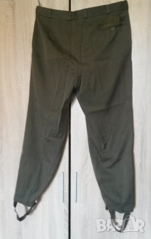 Стара военна униформа, панталон, тъмнозелен, с ленти най-долу, снимка 7 - Антикварни и старинни предмети - 54193506