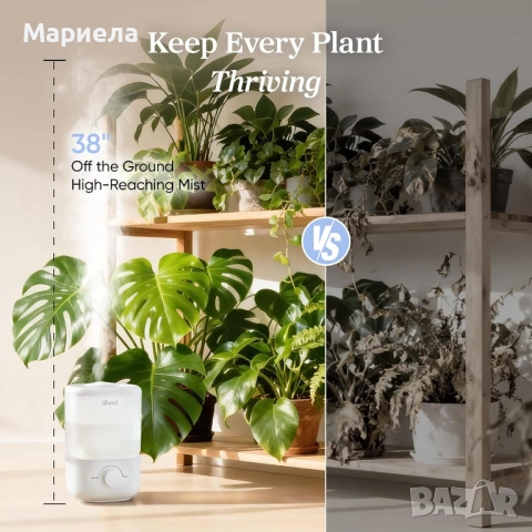 LEVOIT Овлажнител с горно пълнене, до 25 часа, за спалня или детска стая, тих 23 dB, снимка 2 - Други стоки за дома - 53985184