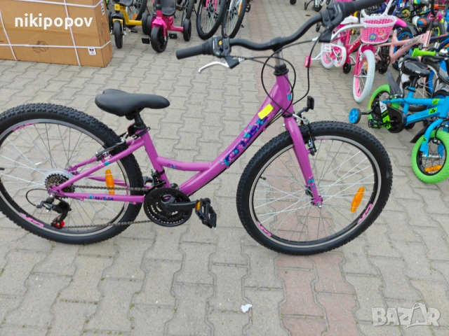 CROSS Велосипед 24" ALISSA лилав, снимка 2 - Велосипеди - 54276801