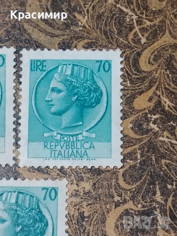 Винтидж ПОЩЕНСКИ марки Италия , снимка 6 - Филателия - 53215299