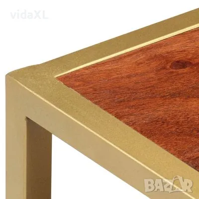 vidaXL Маса за кафе, 90x50x40 см, акация масив(SKU:286187), снимка 3 - Маси - 48795906