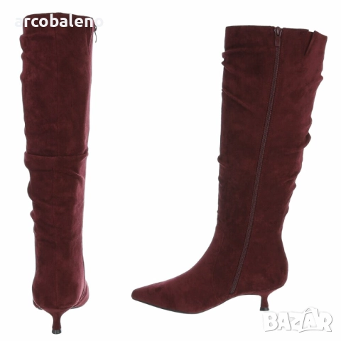 Дамски ботуши на висок ток, 4цвята , снимка 13 - Дамски ботуши - 52045196