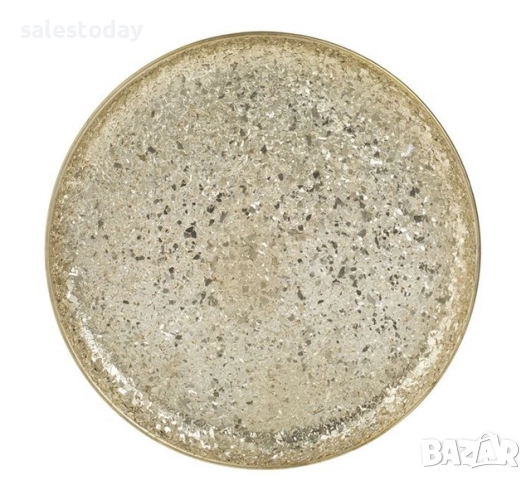Поднос метален, Декоративно плато, шампанско, Ø30см, снимка 3 - Аксесоари за кухня - 43128632
