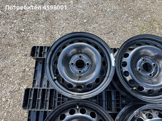 4бр.Оригинални подсилени джанти 15цола 4x100 + ДАТЧИЦИ за Renault Kangoo,Dacia Dokker,Mercedes Citan, снимка 7 - Гуми и джанти - 54014719