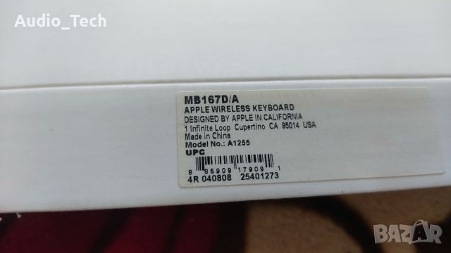 Apple wireless keyboard A1255, снимка 3 - Клавиатури и мишки - 46168891