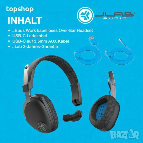 ЧИСТО НОВИ JLab JBuds безжични bluetooth слушалки с микрофон, махаща се слушалка и аукс кабел..., снимка 4 - Bluetooth слушалки - 50493672