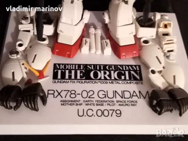 Колекционарска фигура GUNDAM FIX FIGURATION METAL COMPOSITE RX78-02 Gundam [THE ORIGIN], снимка 9 - Колекции - 48697209