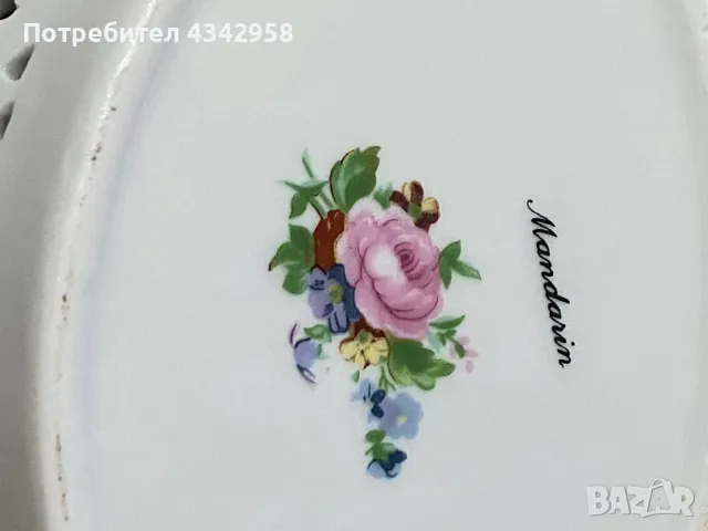 Mandarin. Бонбониера.Порцелан, снимка 4 - Декорация за дома - 49784358