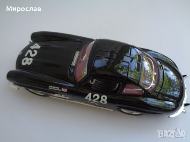 1:18 BBURAGO MERCEDES BENZ 300 SL ИГРАЧКА КОЛИЧКА МОДЕЛ, снимка 5 - Колекции - 46227043