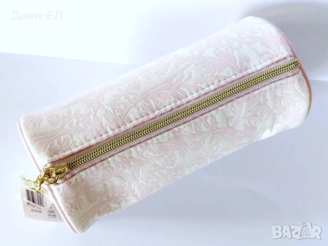 Estee Lauder цилиндричен козметичен несесер в бледо розово, снимка 6 - Други - 54028812
