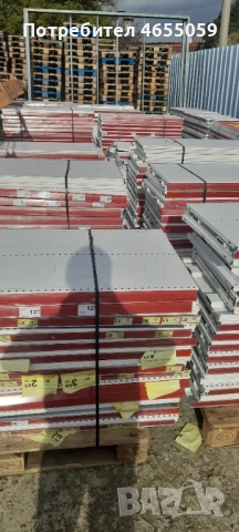 метални плоскости за стилажи, щандове за плодове и зеленчуци, снимка 2 - Стелажи и щандове - 52461957