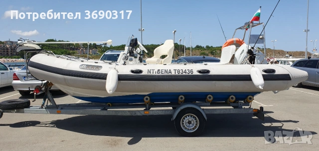 МОТОРНА ЛОДКА 5.5м., снимка 2 - Воден транспорт - 54163764