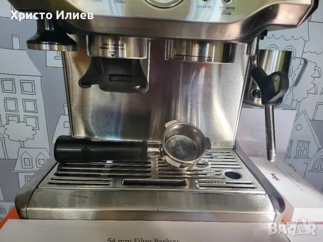 Еспресо машина SAGE Barista Express Кафемашина с кафемелачка, снимка 9 - Кафемашини - 47405565