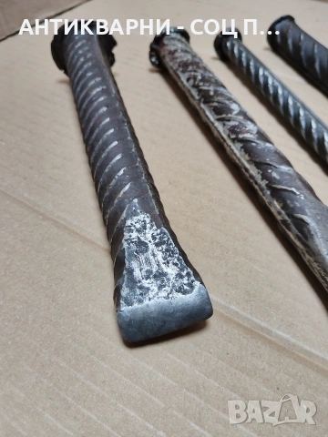 Комплект Соц Стари Клинове Секачи Шило Общо Тегло 2.600кг. НОМЕР 66., снимка 7 - Антикварни и старинни предмети - 54010501