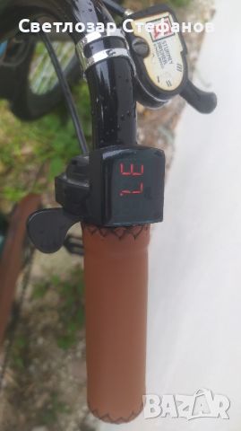 Електрически чопър велосипед 36/48v, 12Ah с газ и детска седалка, снимка 5 - Велосипеди - 45569403