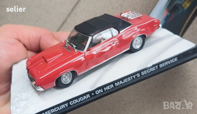 Това е колекционерски модел на Mercury Cougar XR7 в мащаб 1:43, вдъхновен от автомобила на Тереза ди, снимка 5 - Колекции - 53451231