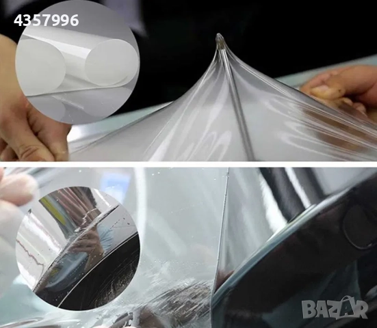 Прозрачно гланцово защитно фолио NZY (PPF) , снимка 2 - Аксесоари и консумативи - 51680851