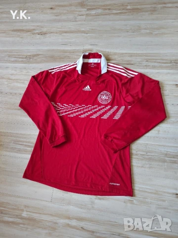 Оригинална мъжка тениска Adidas Formotion x Denmark National Football Team / Season 10 (Home), снимка 2 - Тениски - 50892496