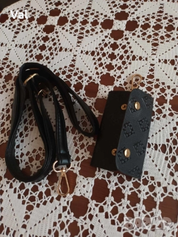 Комплект от 6 броя луксозни дамски чанти/цвят черен, снимка 14 - Чанти - 52513734