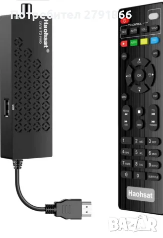 Професионален декодер, Digital Terrestrial 2023, DVB T2 HDMI TV Stick WIFI,Dolby HD 1080P,H265,HEVC, снимка 3 - Приемници и антени - 48670419