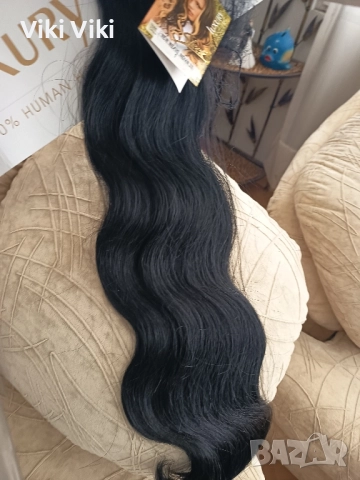 Естествена Индийска коса 110гр.50см., снимка 7 - Аксесоари за коса - 51850877
