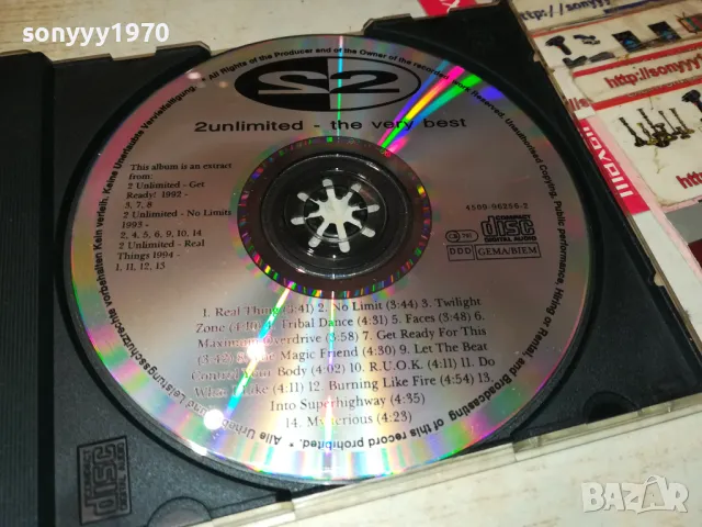 2 UNLIMITED CD 2303251923, снимка 9 - CD дискове - 49609651