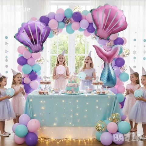 Комплект балони – 97 елемента за приказна декорация, снимка 13 - Декорация за дома - 52853434