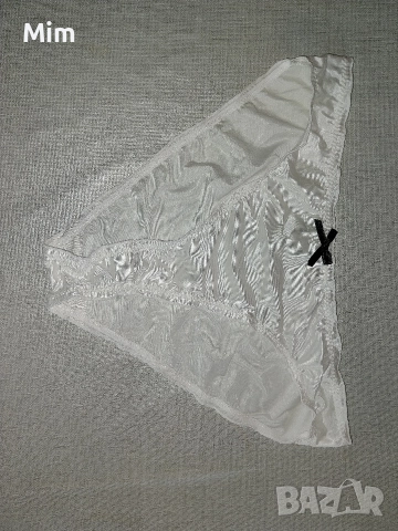  Резервирани XL Сатенена бикина в червено и бяло , снимка 9 - Бельо - 52770425