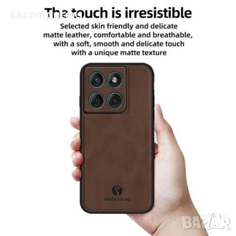 Motorola Edge 60 5G / 60 Fusion 5G ANNYOJO Удароустойчив PU Leather + PC + TPU Калъф и Протектор, снимка 9 - Калъфи, кейсове - 50736463