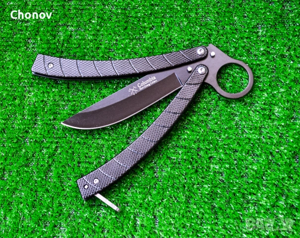 Сгъваем нож Колумбия Columbia пеперуда - чисто нов, снимка 11 - Ножове - 51867017