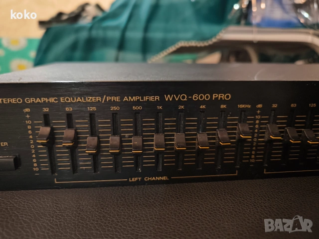 Еквалайзер equaliser пред усилвател wvq 600 pro , снимка 2 - Ресийвъри, усилватели, смесителни пултове - 53557316