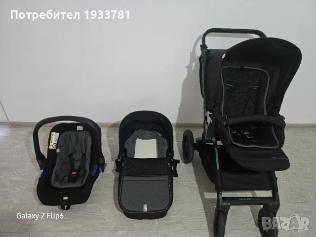 Бебешка количка Jane Muum Micro Koos 3 в 1 S90 Crater , снимка 2 - Детски колички - 51320253