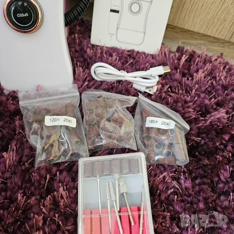 Мощна пила за сваляне на геллак, на батерия, снимка 4 - Продукти за маникюр - 50656890