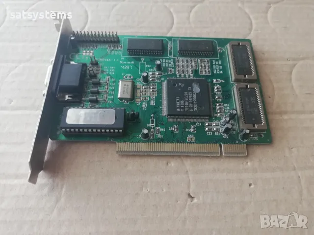  Видео карта Axle Cirrus Logic CL-5446NB 2MB PCI, снимка 5 - Видеокарти - 47083682