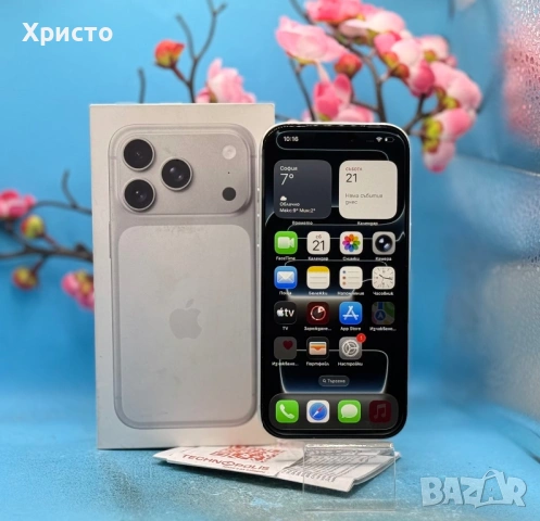 ГАРАНЦИОНЕН!!! Apple iPhone 17 Pro, 256GB, 5G, Silver + подарък оригинален адаптер на Apple, снимка 3 - Apple iPhone - 53942431