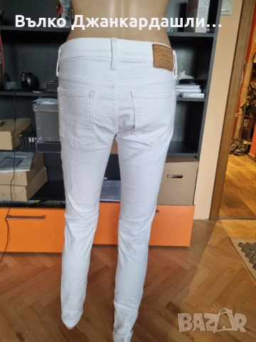 Дамски бели дънки Ralph Lauren, размер 27, снимка 5 - Дънки - 53150937