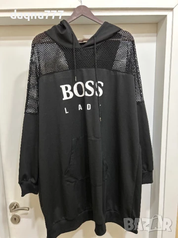 Дамска рокля/ суичър модерна, ежедневна, с качулка, , снимка 9 - Суичъри - 50677675