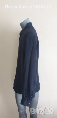 Hugo Boss Lukas Linen Regular Fit Mens Size XL Лен ОРИГИНАЛ! Мъжка Ленена Риза!, снимка 11 - Ризи - 46480129