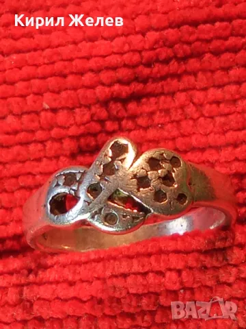 СТАР СССР СРЕБЪРЕН ПРЪСТЕН СРЕБРО 925 с ПЕЧАТ Б925 СЪРП и ЧУК в ПЕТОЛЪЧКА с ГНЕЗДА За КАМЪЧЕТА 50102, снимка 11 - Антикварни и старинни предмети - 50136093