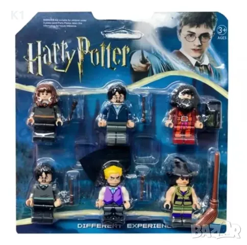 6 фигурки за Лего конструктор Хари Потър/Harry Potter фигурки за игра и украса, снимка 1 - Фигурки - 47828067