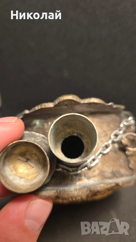 Брутник, фишеклък, барутница Русия, Руска Империя, снимка 11 - Антикварни и старинни предмети - 53939364