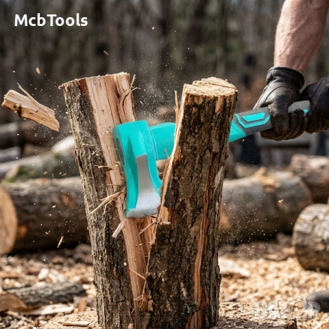 Брадва тип „клин“ с дръжка от фибростъкло 700г 40см, снимка 5 - Градински инструменти - 53740127