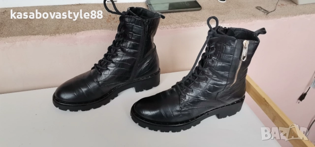 Боти Mark Cain 37 н. Естествена кожа , снимка 7 - Дамски боти - 51941158