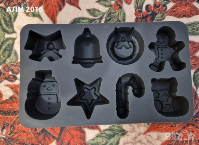 Коледен молд, коледни форми за коледни кексчета, сапуни, гипсови отливки , снимка 2 - Форми - 52456168