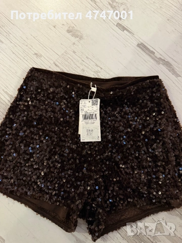 Къси панталони с пайети Mango