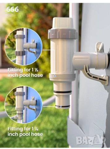Вентил за басейн, снимка 4 - Басейни и аксесоари - 53695046