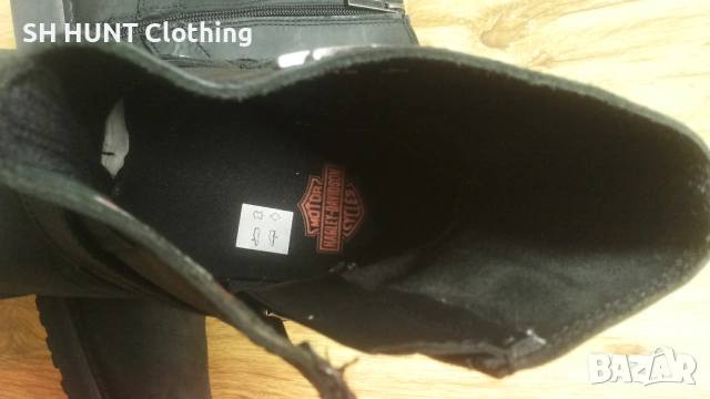 HARLEY DAVIDSON Scout Boot Leather размер EUR 45 обувки естествена кожа - 2391, снимка 17 - Мъжки боти - 53866371