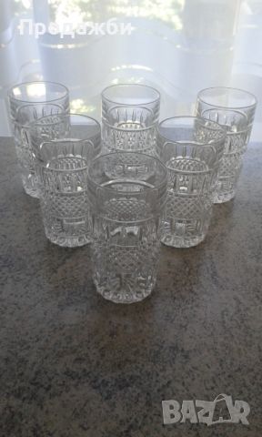Красив и стилен сервиз / комплект кристални чаши, снимка 2 - Чаши - 45914416