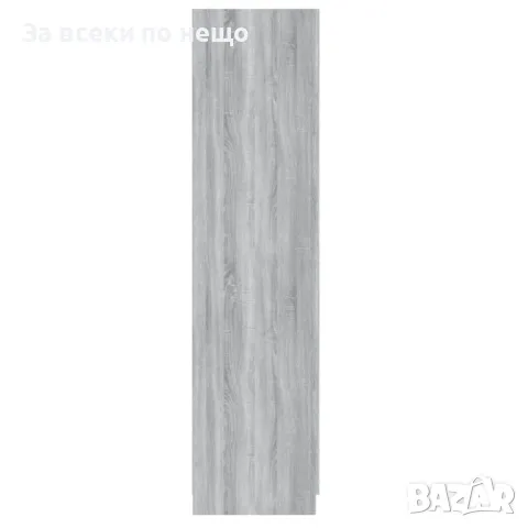 Гардероб, сив сонома, 90x52x200 см, инженерно дърво Код P371, снимка 7 - Гардероби - 49819977